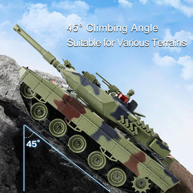 KAIM Ger Leopard II RC Tank smoke effect adds dramatic realism