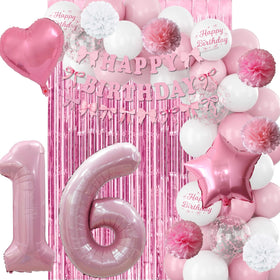 KAINSY light pink heart foil balloons create whimsical accents