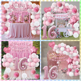 KAINSY light pink star foil balloons sparkle in photos