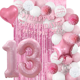 KAINSY pink latex balloons set enhances color, depth, and fullness