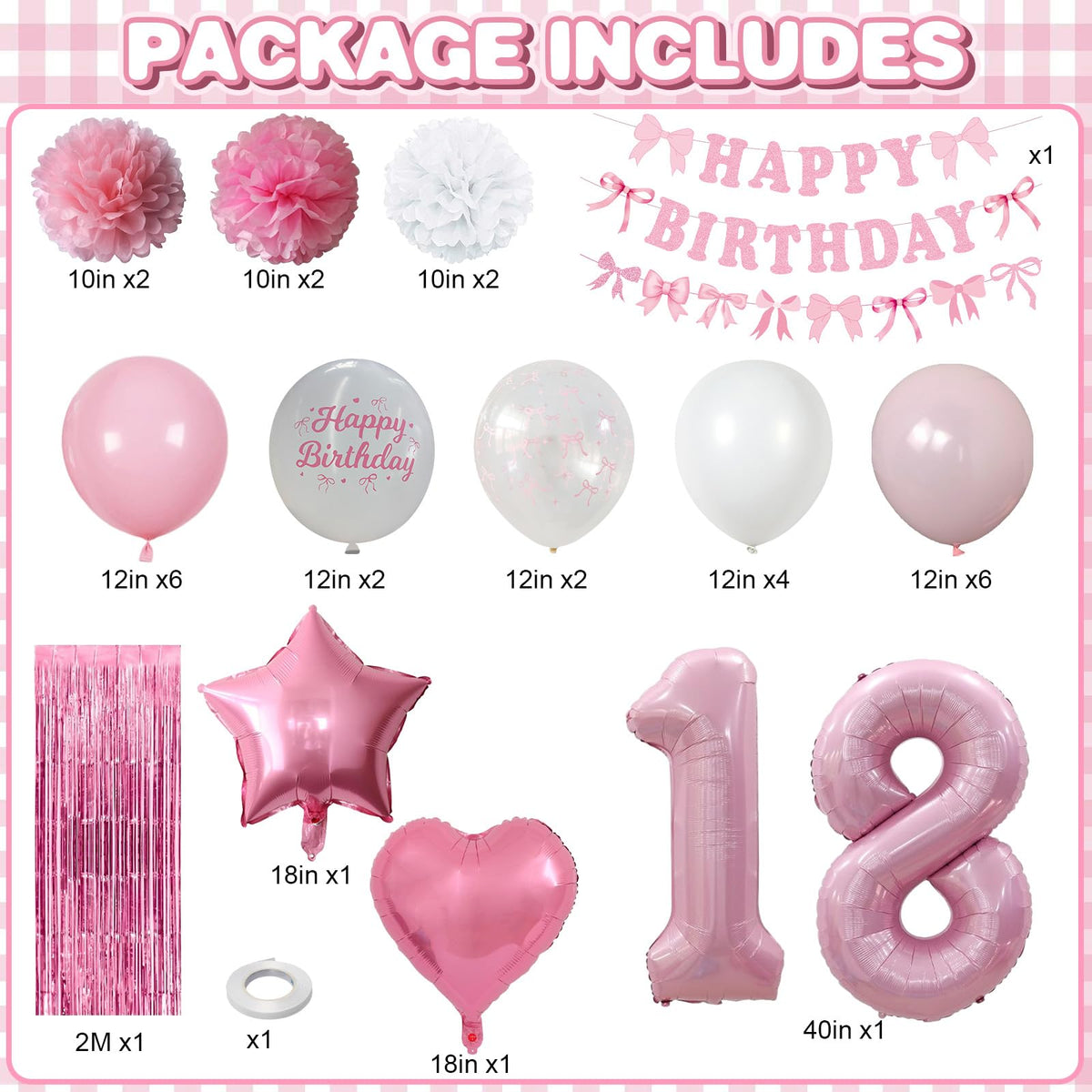 KAINSY pink paper pom poms add soft texture to the decor.