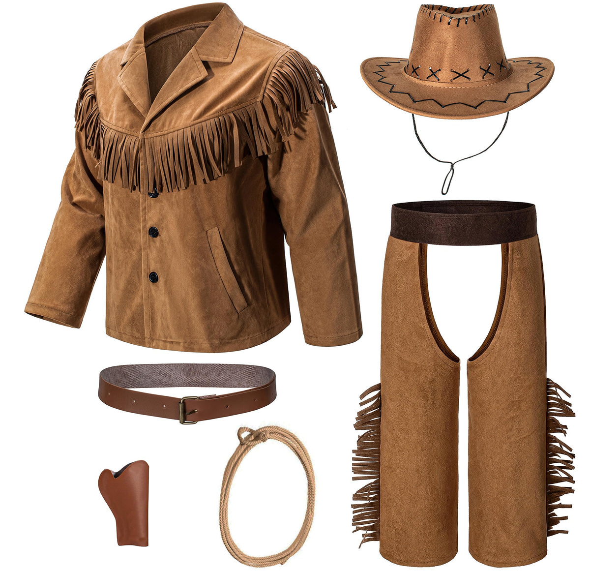 KAIPUTE belt adds authentic touch to kids' cowboy costume