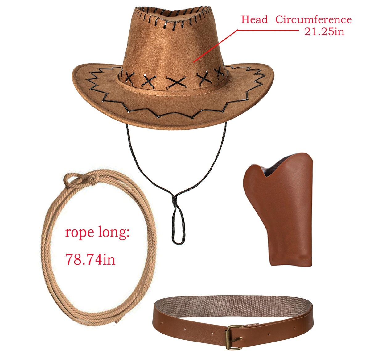 KAIPUTE horse rope accessory for pretend rodeo adventures