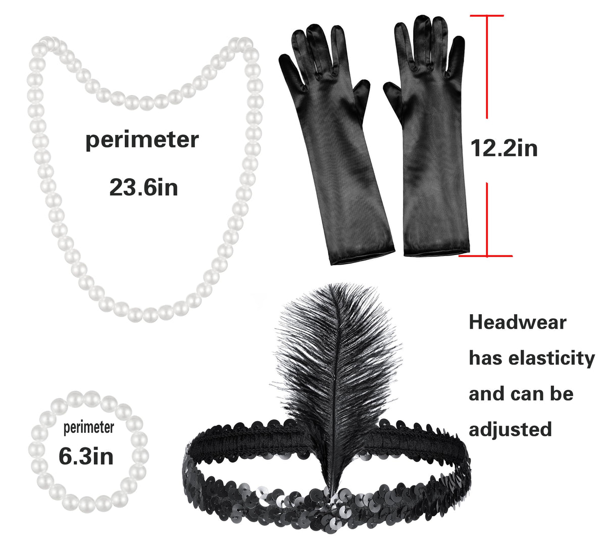 KAIPUTE bracelet completes the 1920s party ensemble.