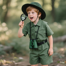 KAIPUTE Kids Explorer Costume shorts designed for quick-drying comfort during adventures.