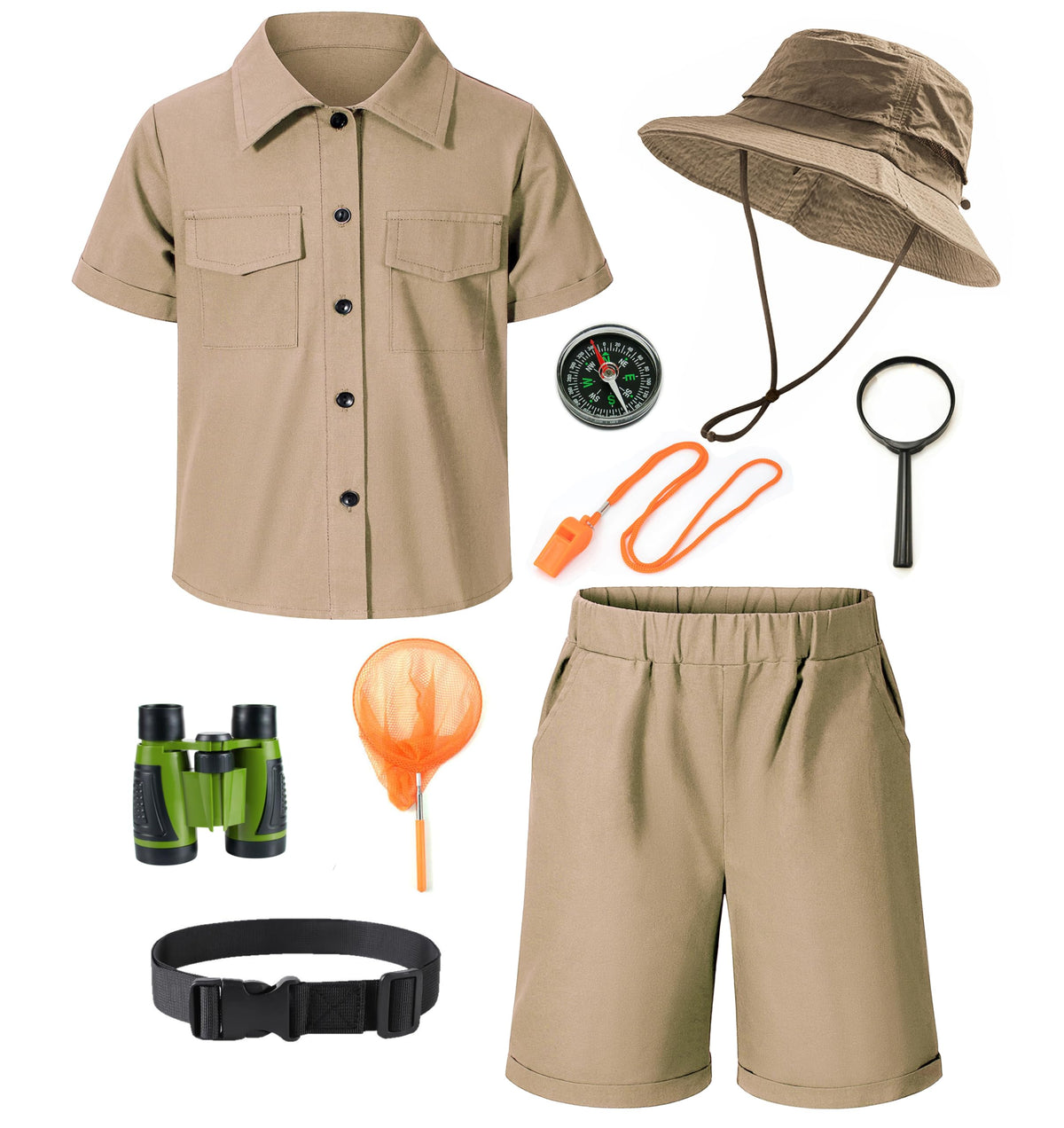 KAIPUTE Kids Explorer hat shields young adventurers during sunny jungle treks.