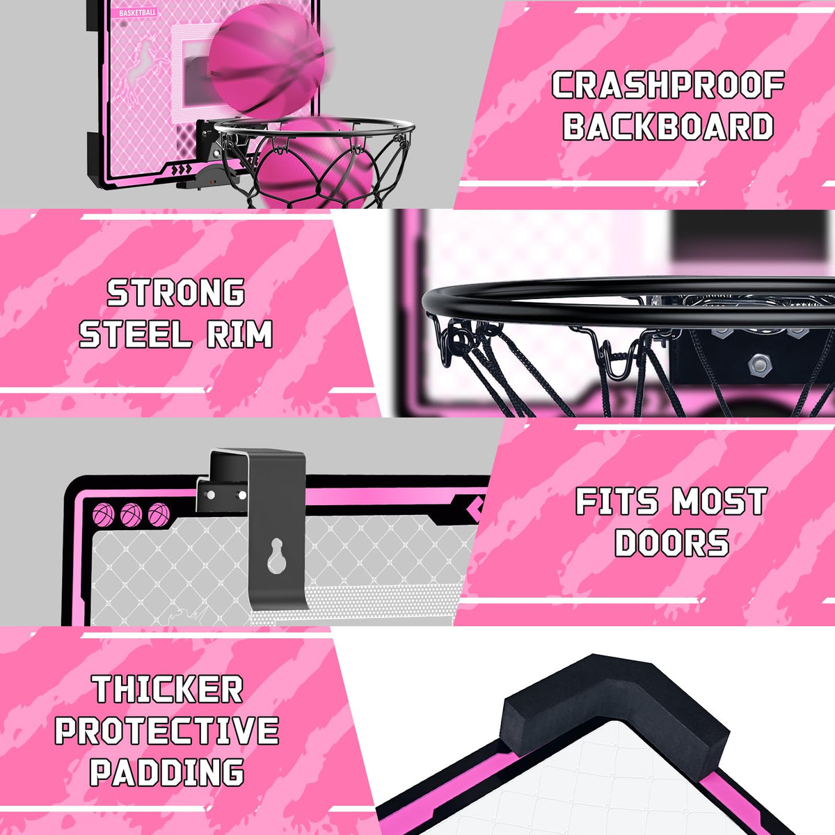 KAISASA durable plastic and metal frame for safe, sturdy play.