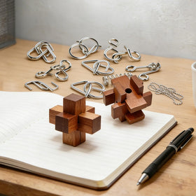 KaKeDuJa durable metal logic puzzles designed for long-lasting puzzling sessions.