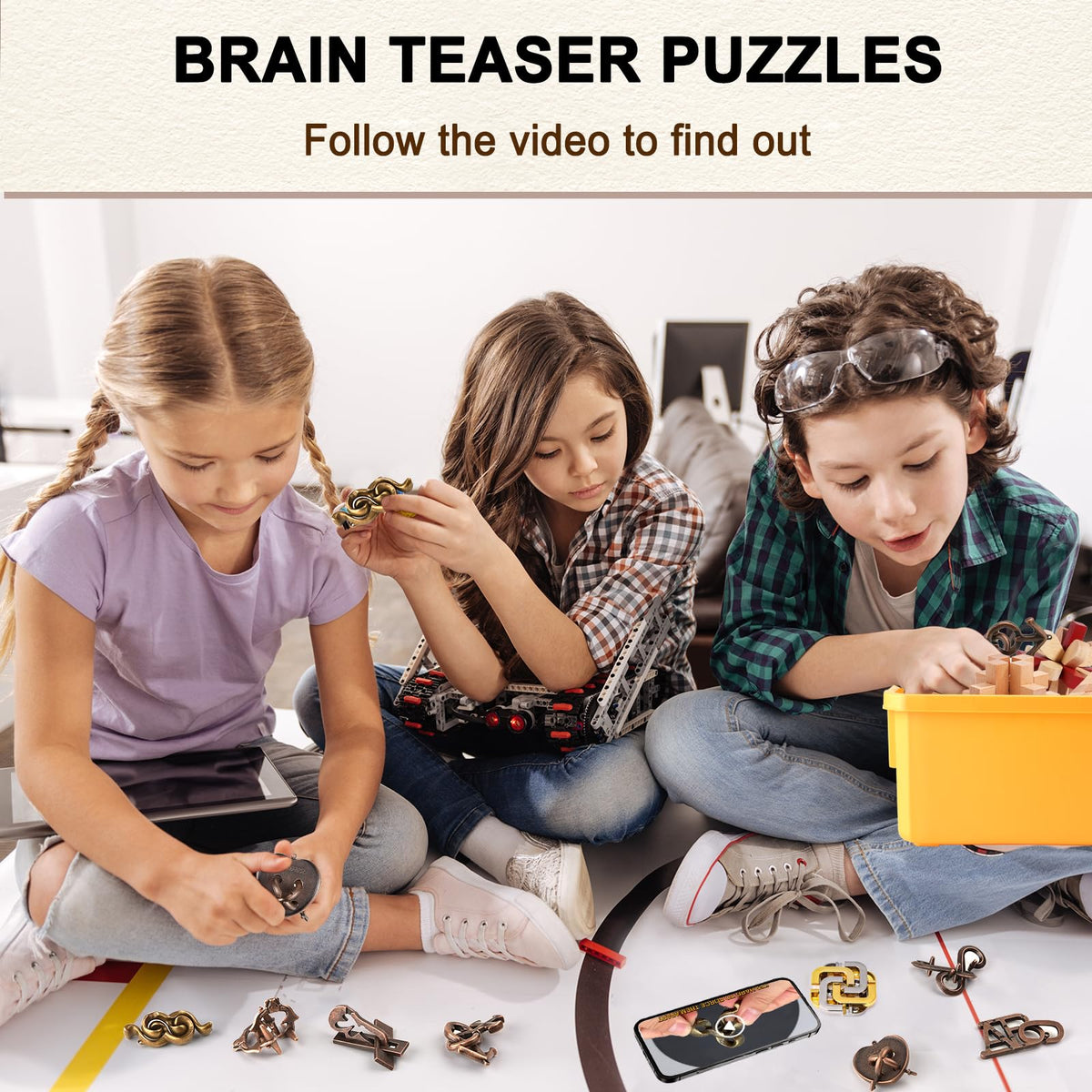 KaKeDuJa wooden puzzles highlight natural wood grain and tactile feel.