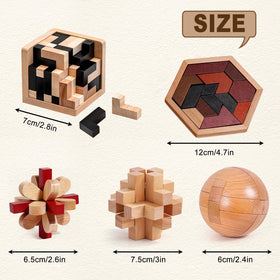 KaKeDuJa tangram wooden puzzle encourages geometry play and focus.