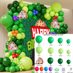 Kakoeoa pentagram pizza foil balloon adds fun party accents.