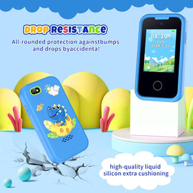 KAKTIN Kids Phone dual cameras capture clear selfies and memories on the go.