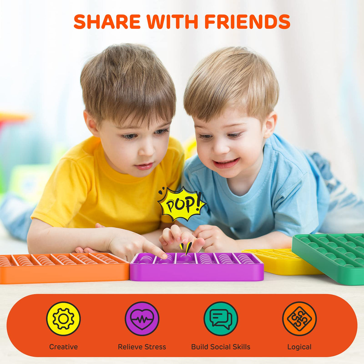 Kakukokas fidget toys group hands demonstrates handheld concentration and play