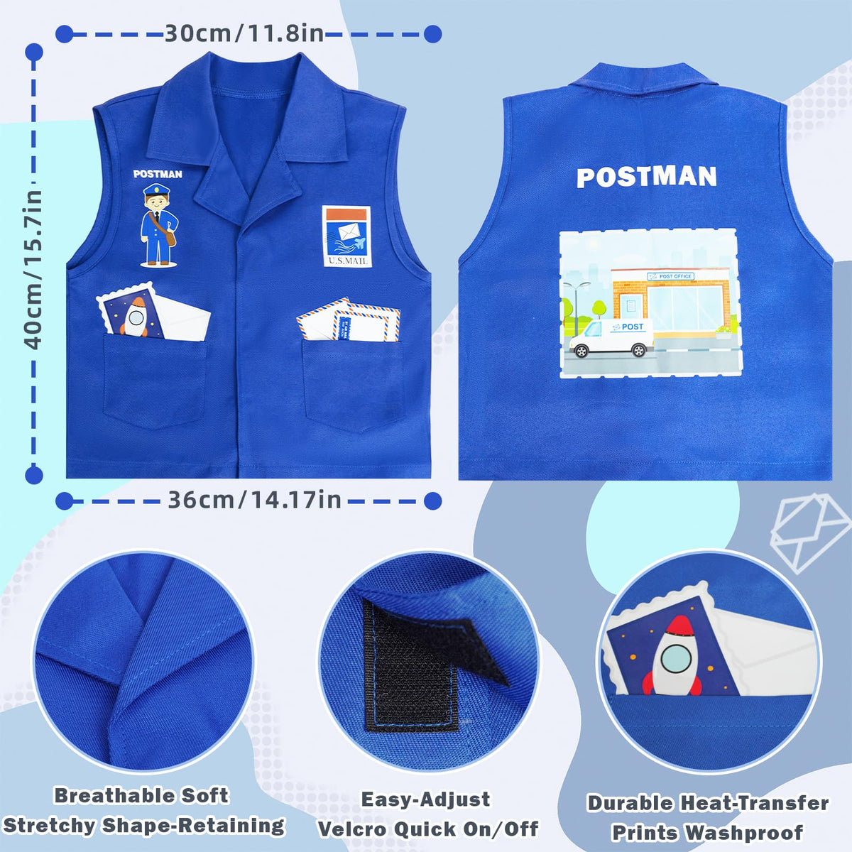 KalaDuck mailman hat completes a realistic costume for events