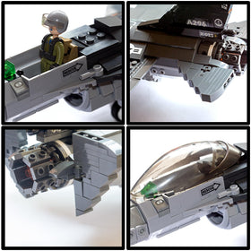 KALAPINK F16 Jet Model missiles included for authentic detailing