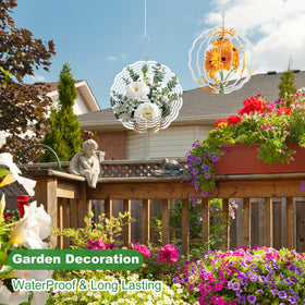 KaliVorexin wind spinner with 360° hook enables smooth spinning in any breeze.