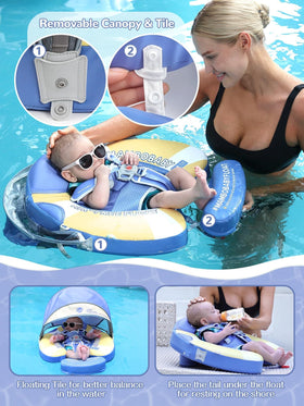 Kalolary Mambobaby removable tail and canopy help keep baby balanced.