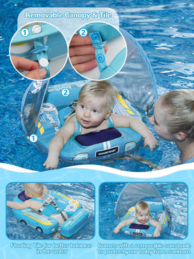 Kalolary Mambobaby 40-degree tilt for stable balance during water activity