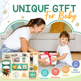 Kalotoys busy board travel size designed for quiet, screen-free travel