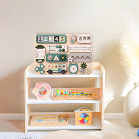 Kalotoys large busy board display stand for neat storage