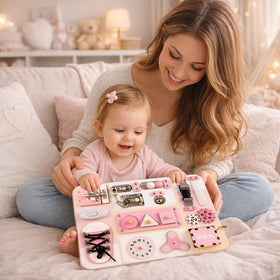 KALOTOYS Busy Board gift packaging with engraving option for gifting