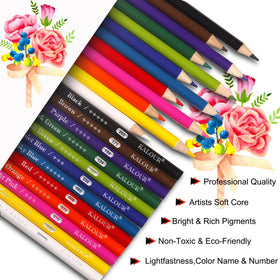 KALOUR 12-color palette for bold, blendable drawings