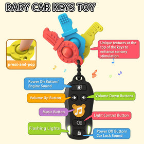 KALUYA multisensory keys with varied textures for curious exploration.