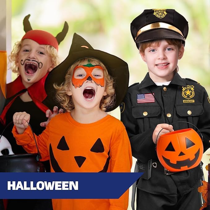 Kangaroo Police Costume Kids Set Belt with sturdy buckle for secure wear