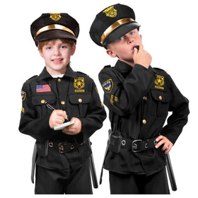 Kangaroo Police Costume Kids Set Hat allows authentic headwear for imaginative play