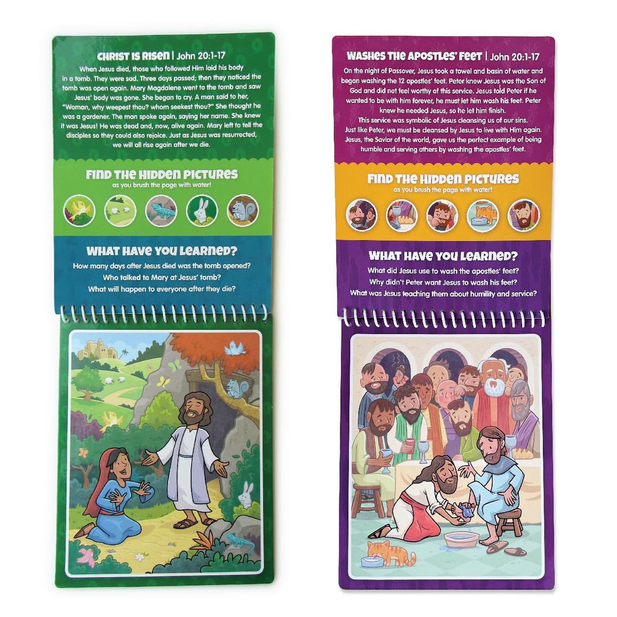 KangaToys Aqua Brush 2-Pack baptism scene supports gentle storytelling