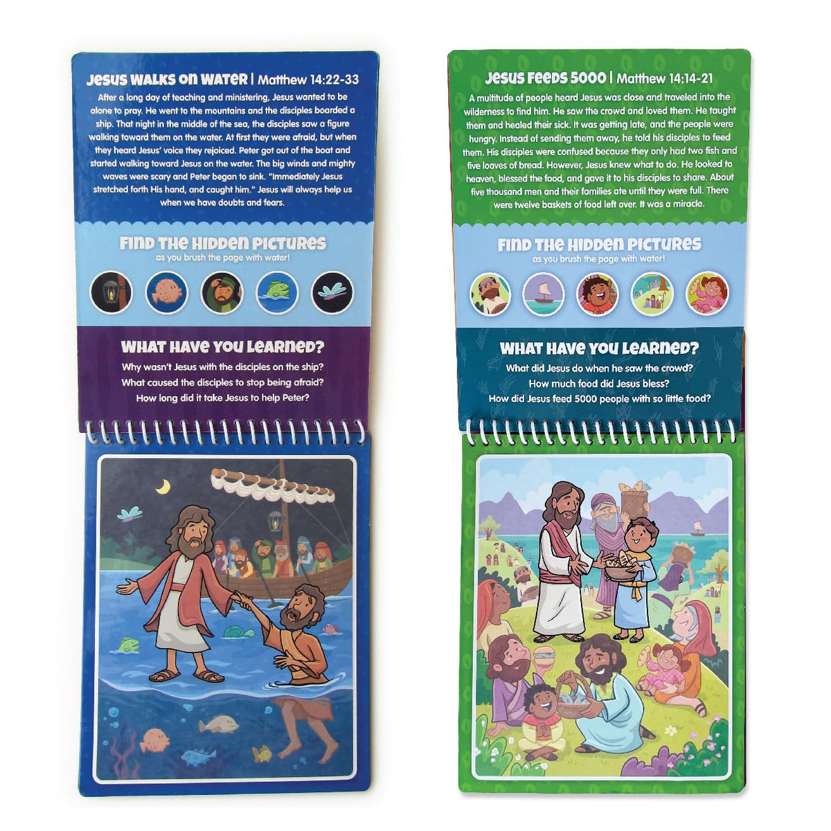 KangaToys Aqua Brush 2-Pack hidden-images scene boosts observation skills