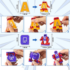 Kannove Alphabots C letter robot encourages spatial thinking through twist-and-connect play