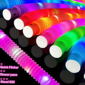 Kannove Glow Sticks fidget tubes provide playful sensory fun for kids.
