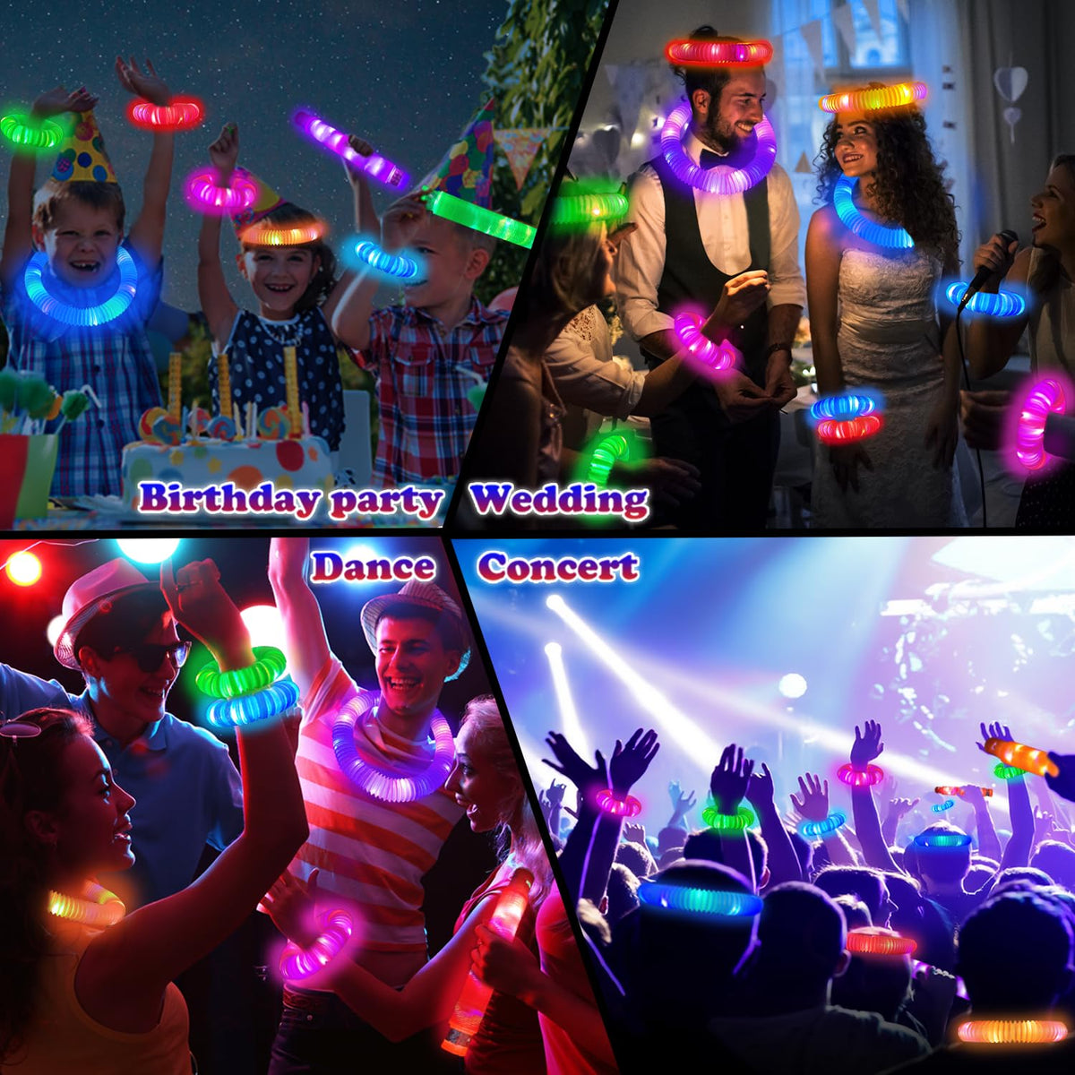 Kannove Glow Sticks goodie bag fillers for gift bags and events.