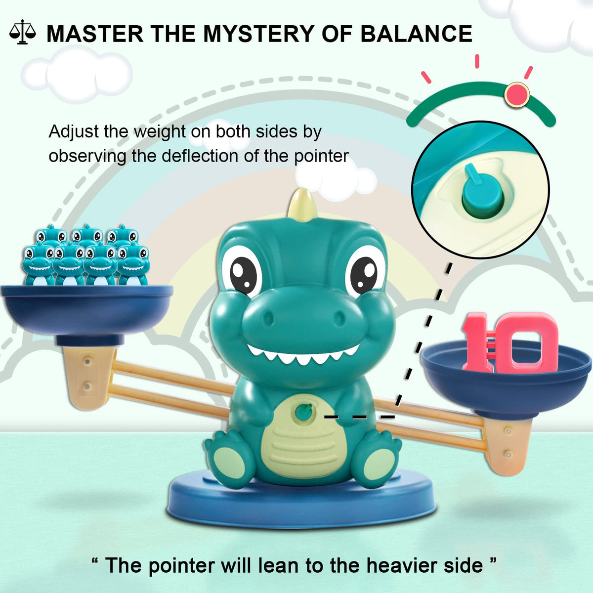 Kaodezhu digital weights provide colorful math practice opportunities