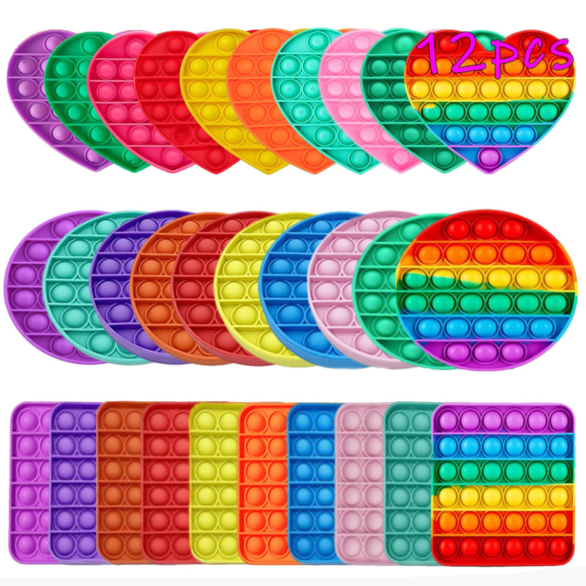 Kapibarasensei random 12-pcs fidget toys set for versatile play and stress relief