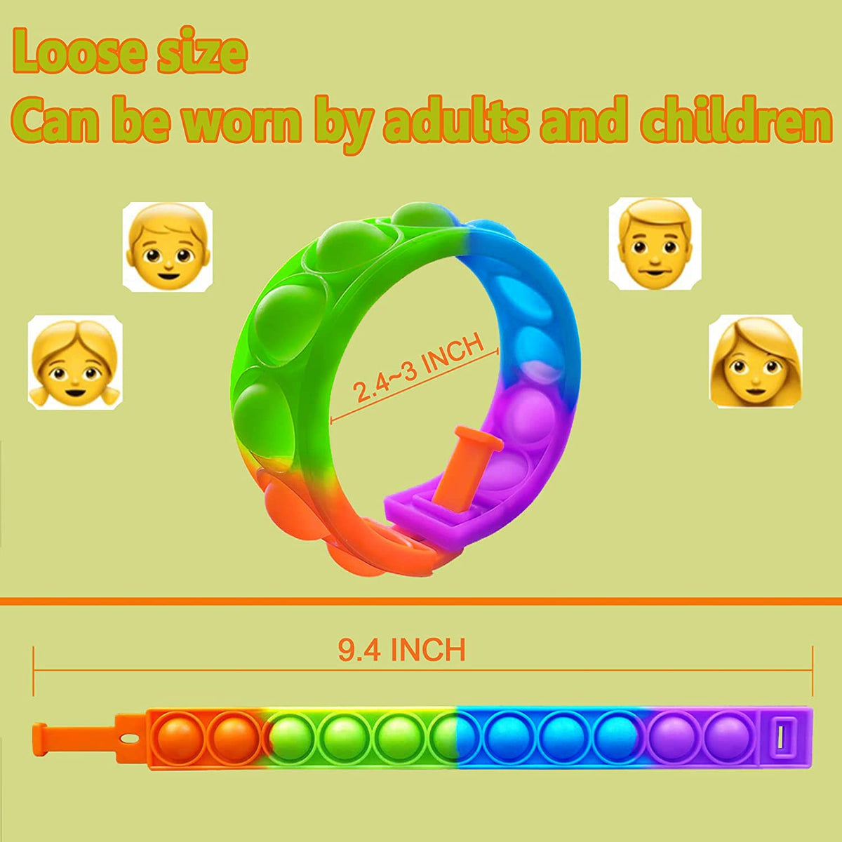 Kapibarasensei silicone wristband soft texture for comfortable extended wear.