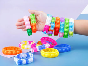 Kapibarasensei wearable fidget bracelet on wrist supports focus and calm.