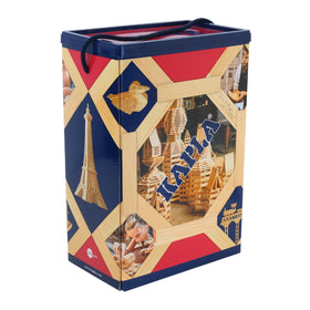 KAPLA box with 200 natural planks for creative building play