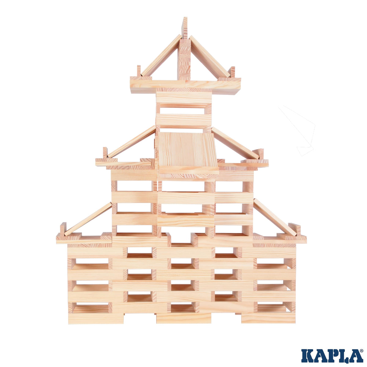 KAPLA family play session uses natural wood for shared creativity