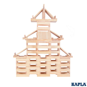 KAPLA family play session uses natural wood for shared creativity
