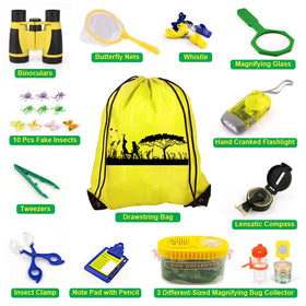 Kaqinu explorer kit butterfly net enables safe bug catching outdoors