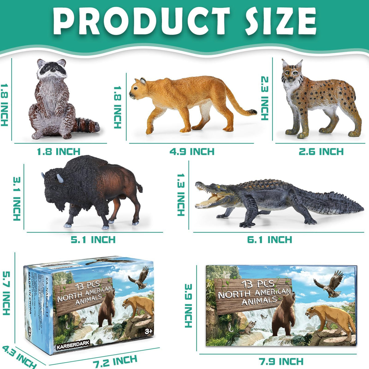 KarberDark Coyote figure enhances pretend play with realistic details