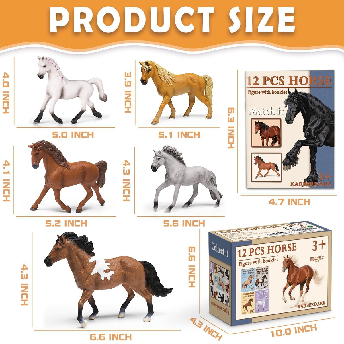 KarberDark educational booklet inside explains horse breeds
