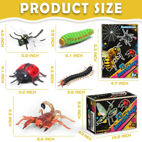 KarberDark gift box packaging showcases the insect toy set for gifting.