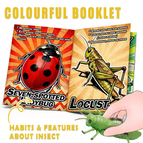 KarberDark sensory-bin play setup with realistic insects for tactile exploration.