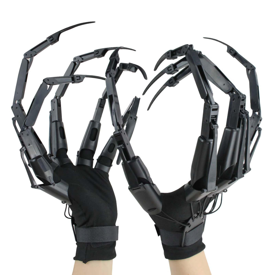 Kardeep Halloween articulated fingers with extension nails for cosplay detail