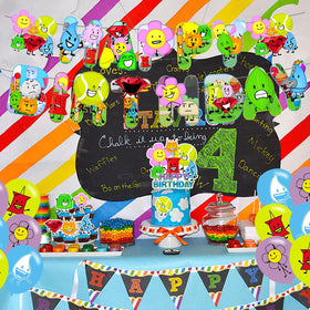 Karg Battle-Dream Island cupcake toppers in six styles brighten desserts.
