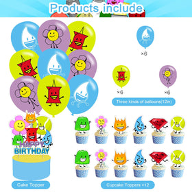 Karg Battle-Dream Island large cake topper serves as a bright centerpiece option.
