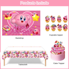 karg Kirby Star cupcake toppers add festive flair to treats and photos.